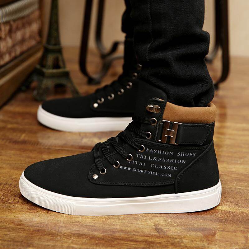 Urban Flex High-Top Sneakers | Trendy Urban Footwear