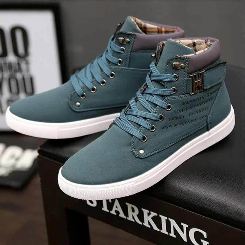 Urban Flex High-Top Sneakers | Trendy Urban Footwear