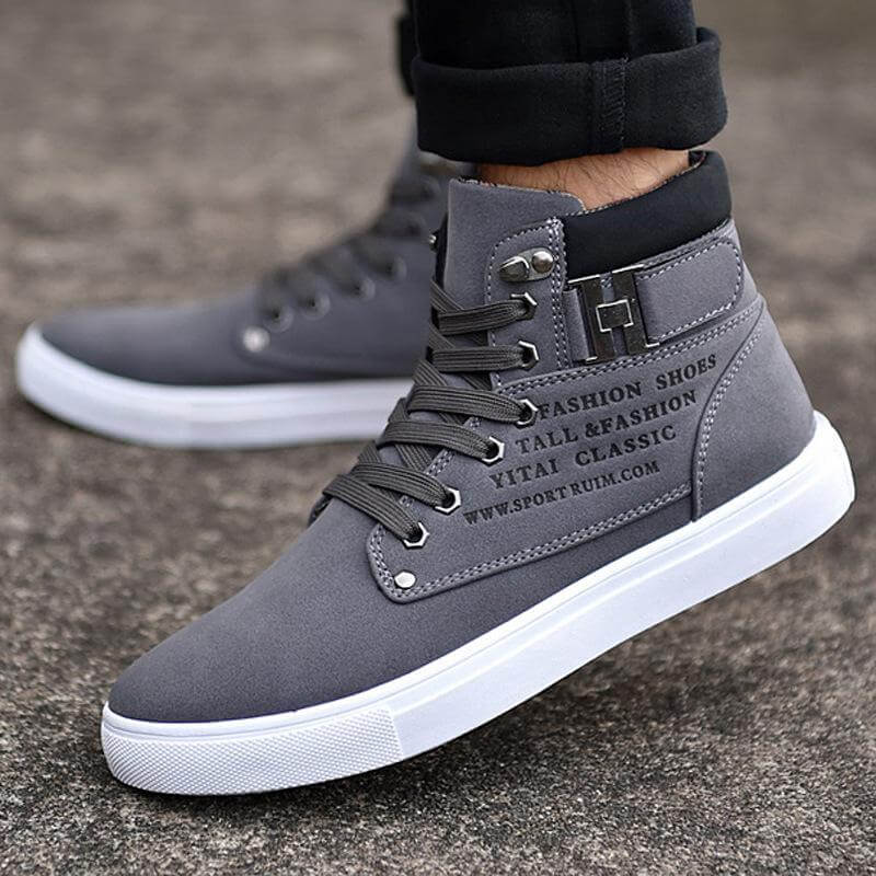 Urban Flex High-Top Sneakers | Trendy Urban Footwear
