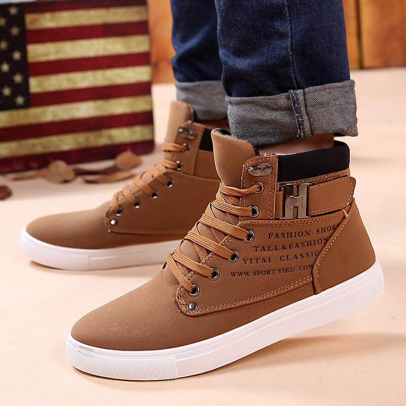 Urban Flex High-Top Sneakers | Trendy Urban Footwear
