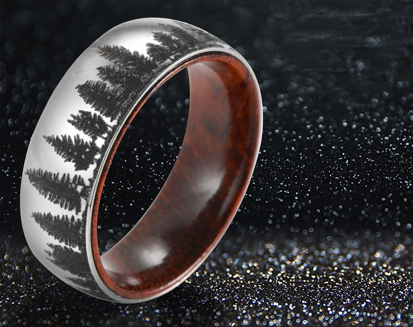 Wilderness Edge Ring | Nature-Inspired Design