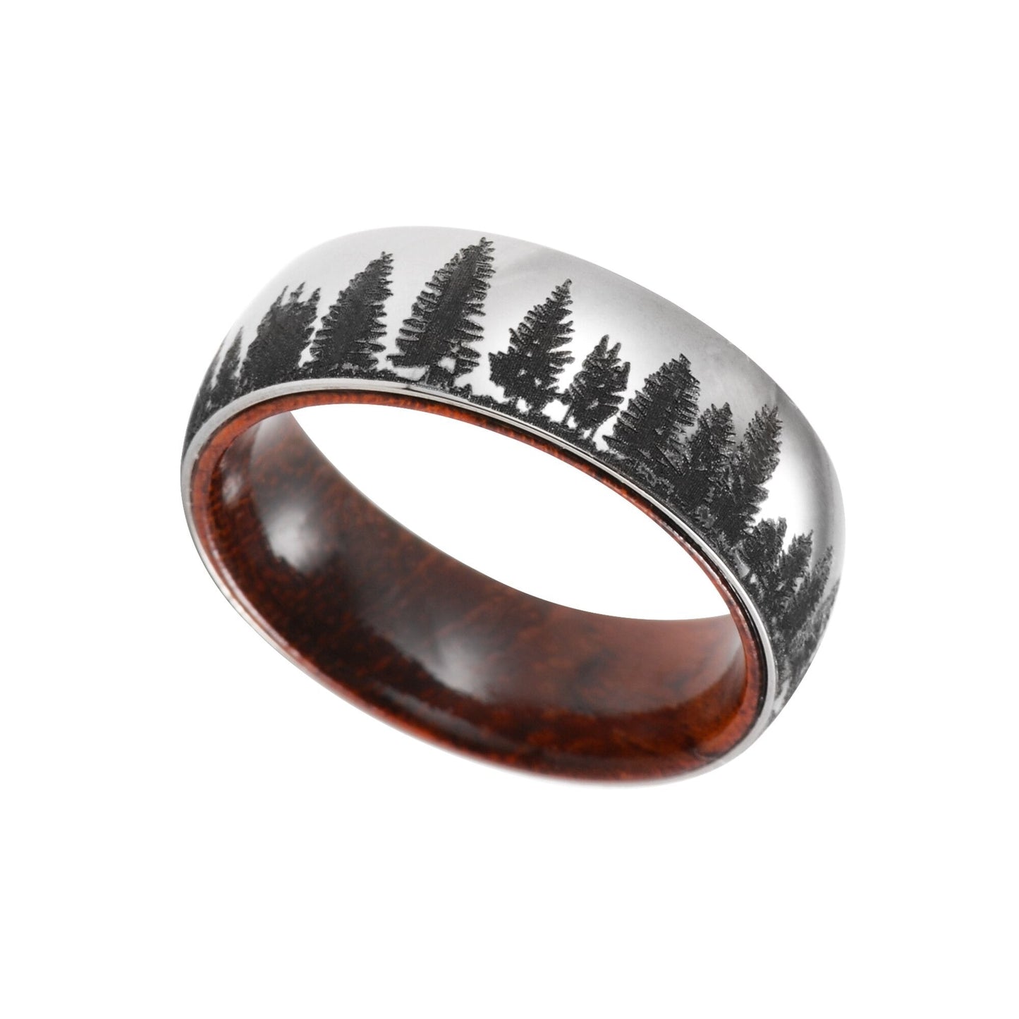 Wilderness Edge Ring | Nature-Inspired Design