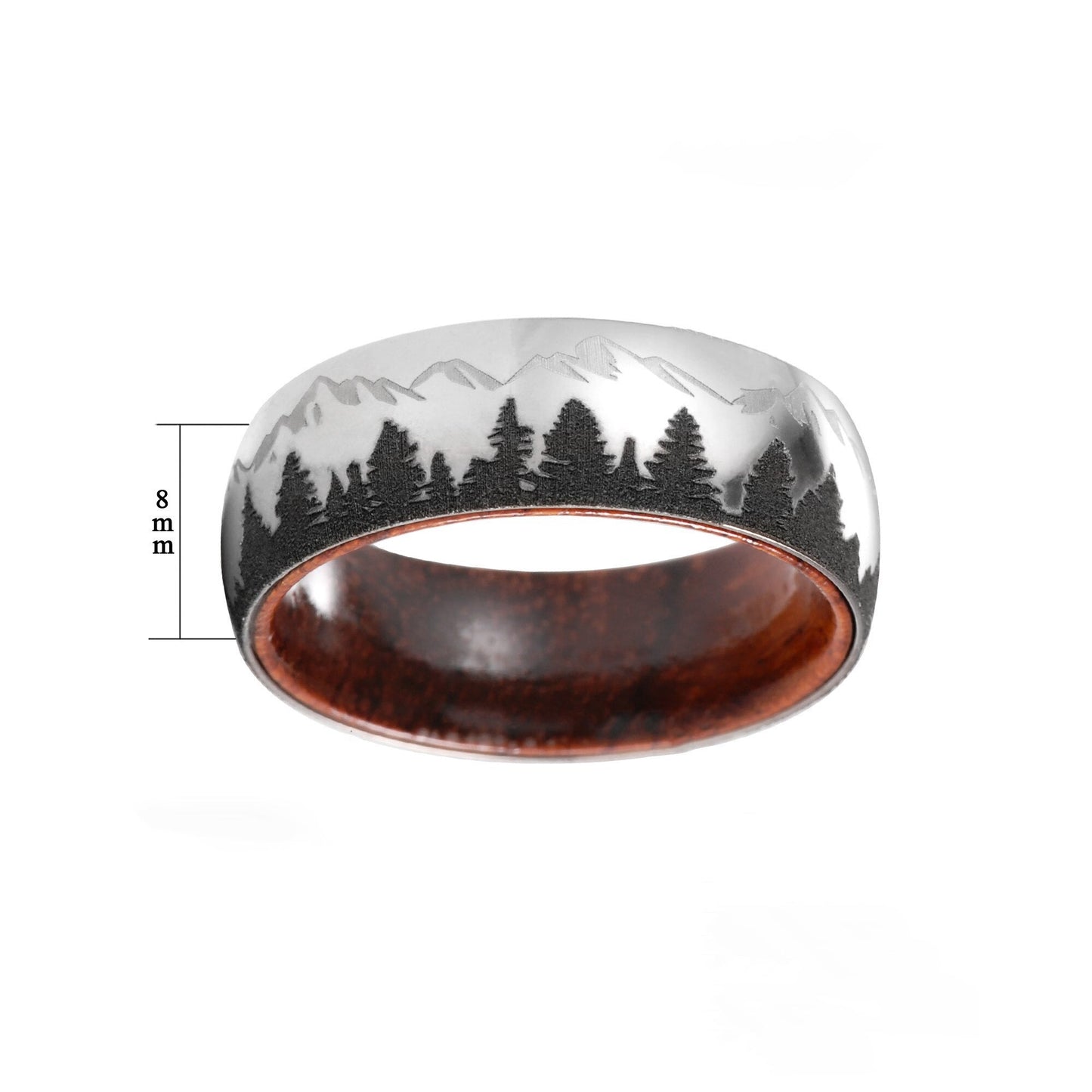 Wilderness Edge Ring | Nature-Inspired Design