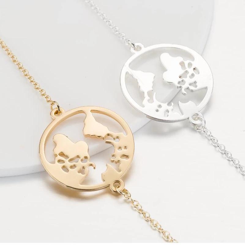 World Map Bracelet | Timeless Elegance Bracelet