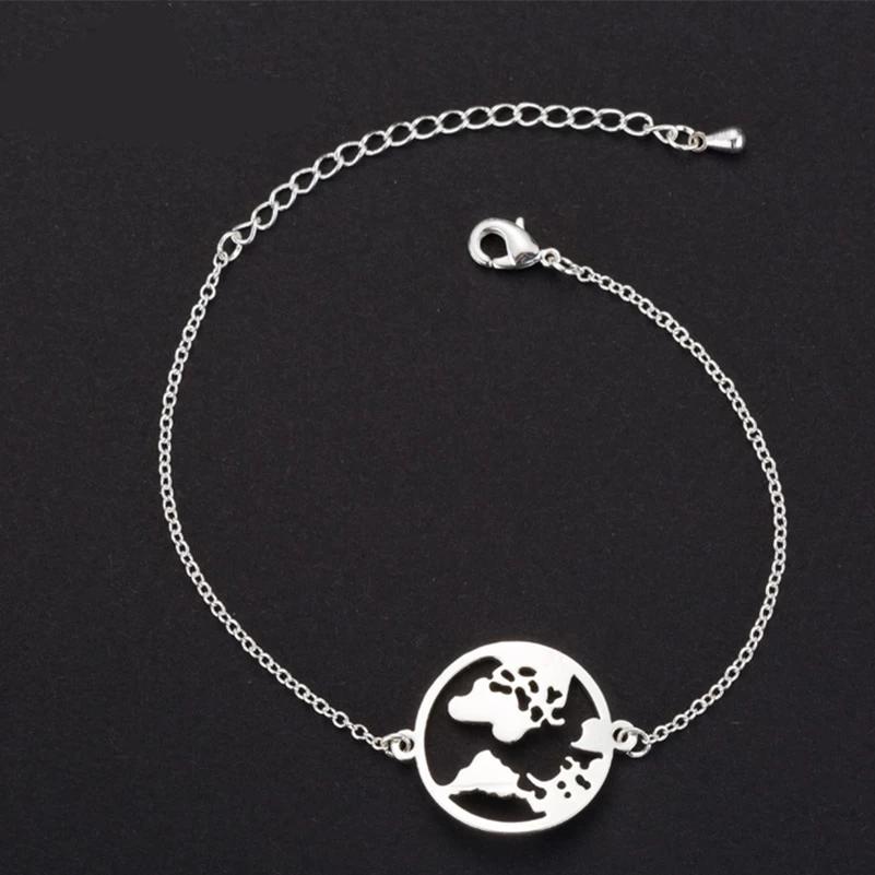 World Map Bracelet | Timeless Elegance Bracelet