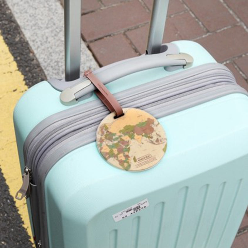 World Map Luggage Tags | Vibrant and Stylish Travel Accessory