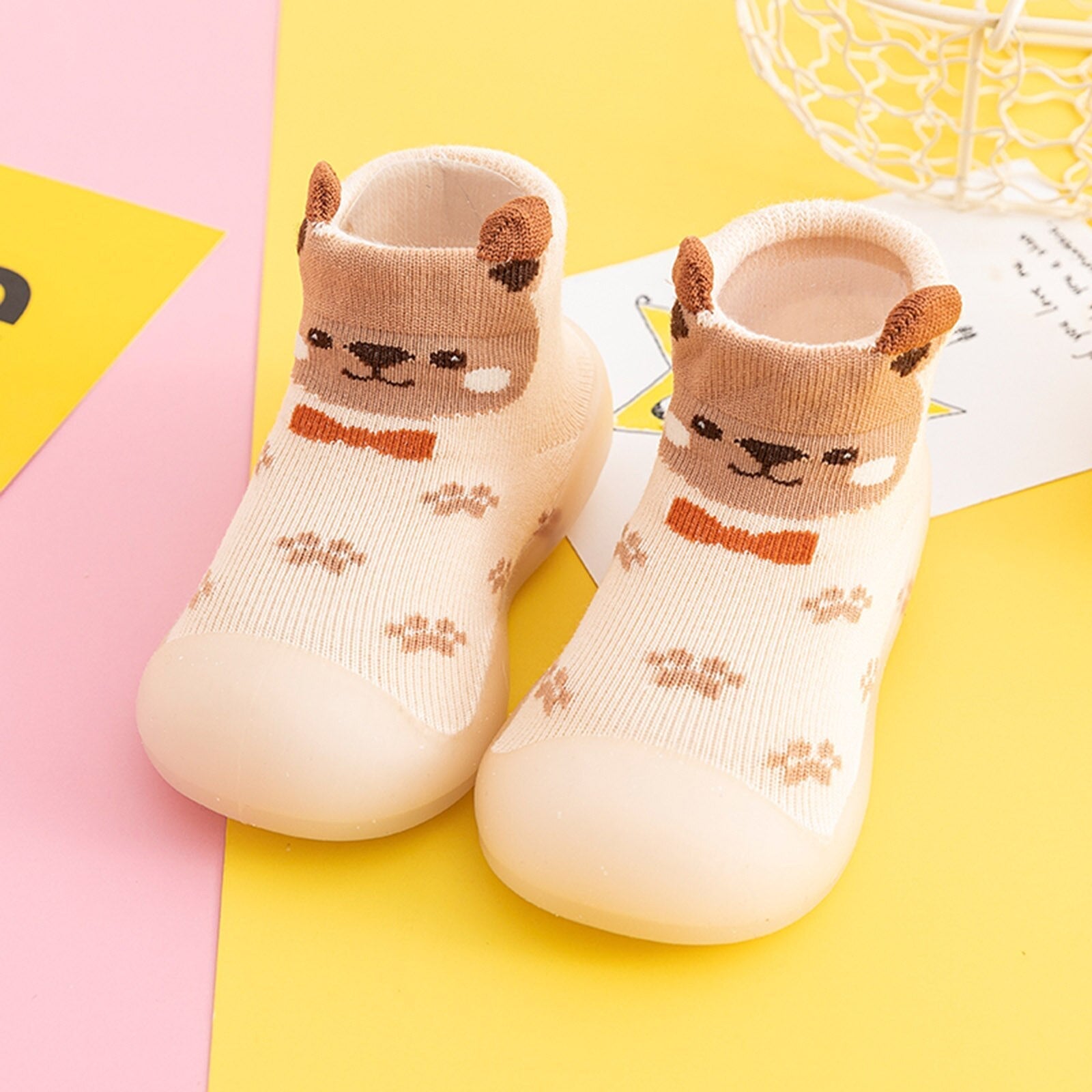 Adorable Knit Toddler Shoes | Non-Slip Comfort & Animal Designs