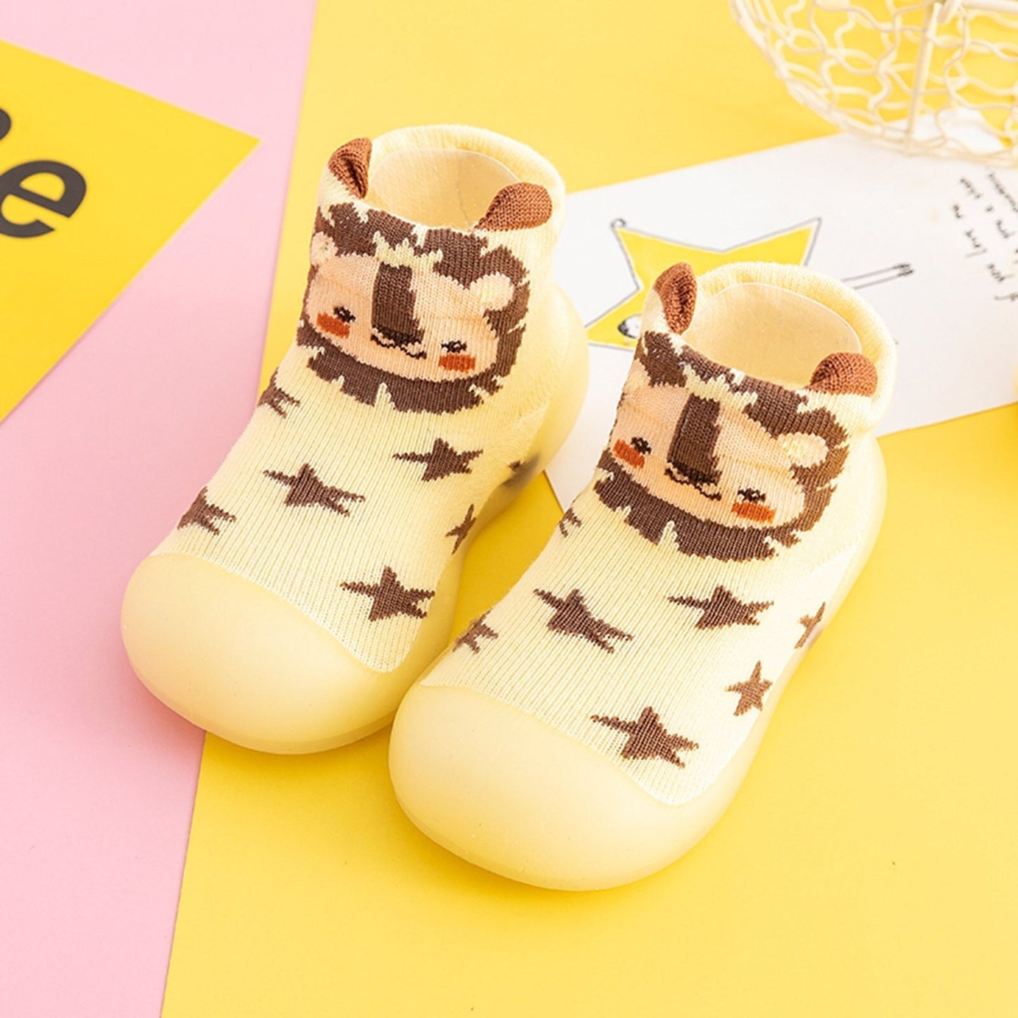 Adorable Knit Toddler Shoes | Non-Slip Comfort & Animal Designs