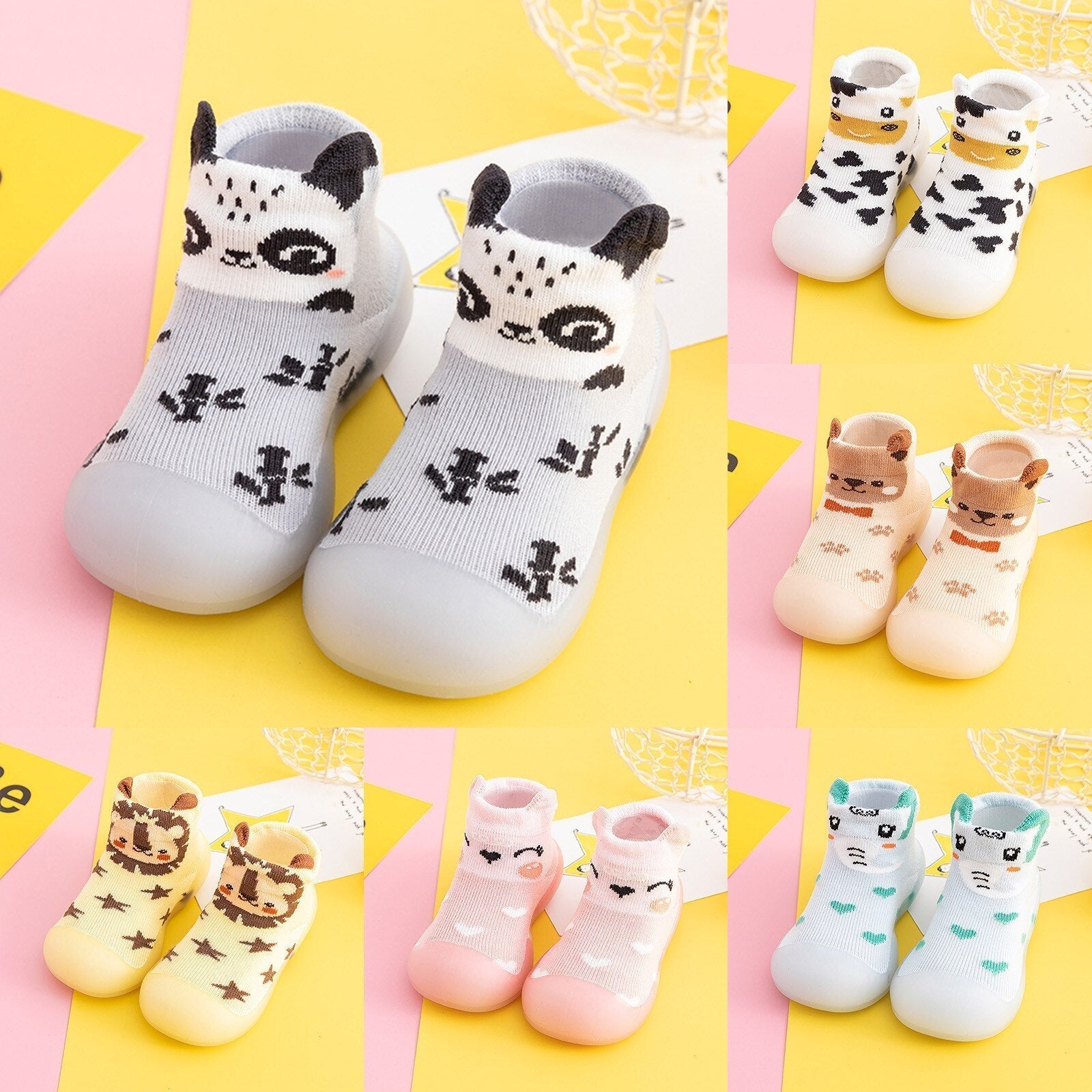 Adorable Knit Toddler Shoes | Non-Slip Comfort & Animal Designs