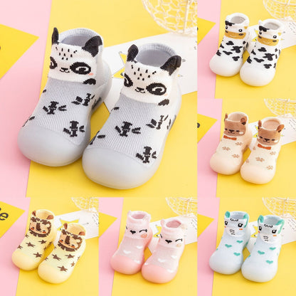 Adorable Knit Toddler Shoes | Non-Slip Comfort & Animal Designs