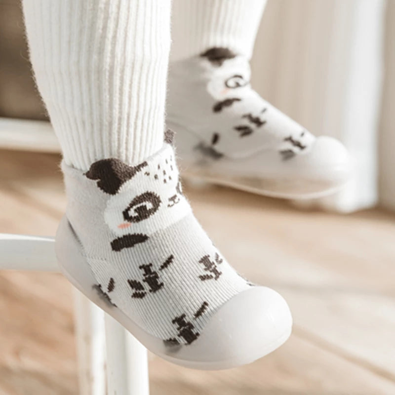 Adorable Knit Toddler Shoes | Non-Slip Comfort & Animal Designs