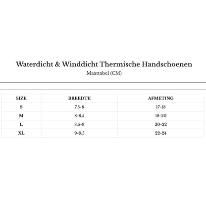 All-Weather Thermal Gloves | Waterproof | Touchscreen & Windproof Winter Adventure Gloves