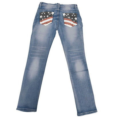 American Flag Bootcut Jeans | Patriotic Style Jeans