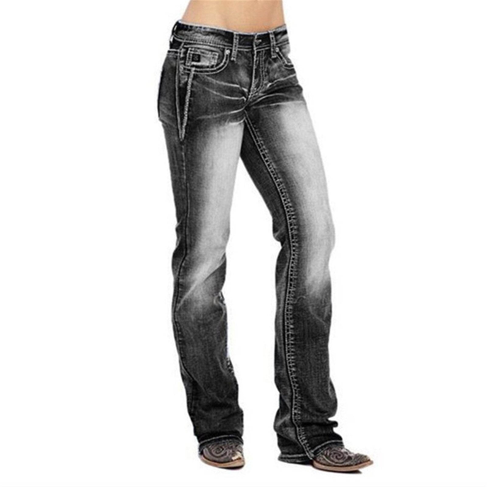 American Flag Bootcut Jeans | Patriotic Style Jeans