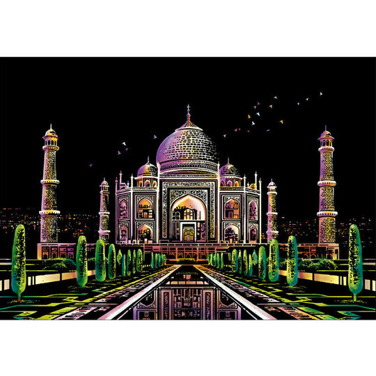 Artistic Nightscape Scratch Art Set | Stunning City Views