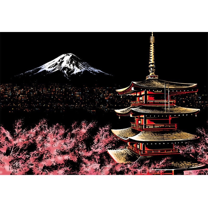 Artistic Nightscape Scratch Art Set | Stunning City Views