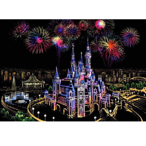 Artistic Nightscape Scratch Art Set | Stunning City Views