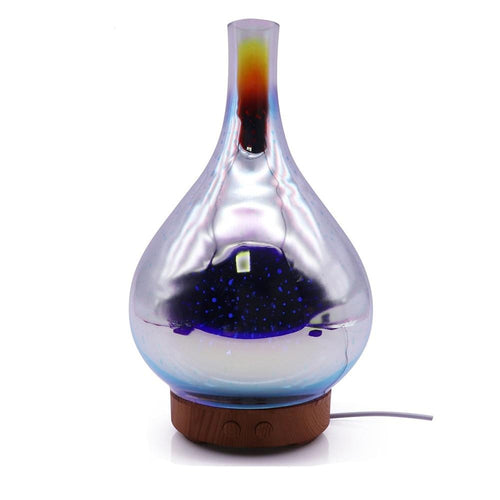 Aurora Glass Aroma Diffuser | 3D Light Show