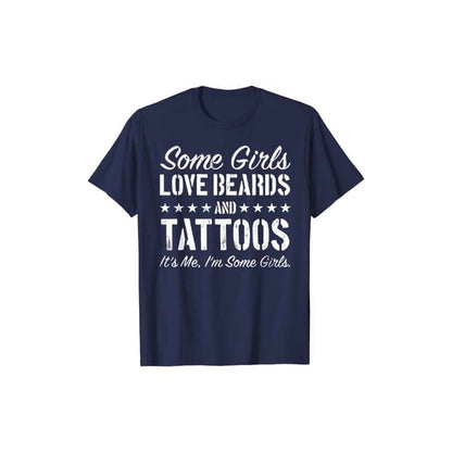 Beards and Tattoos T-Shirt | Bold Statement Tee | Unique Style Shirt