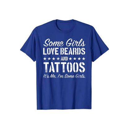 Beards and Tattoos T-Shirt | Bold Statement Tee | Unique Style Shirt