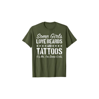 Beards and Tattoos T-Shirt | Bold Statement Tee | Unique Style Shirt