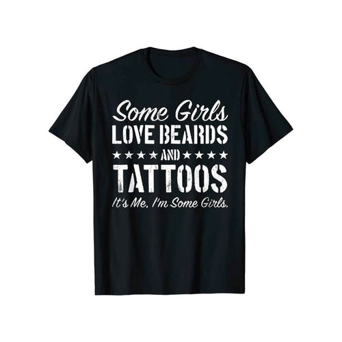 Beards and Tattoos T-Shirt | Bold Statement Tee | Unique Style Shirt
