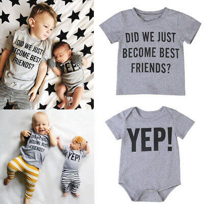 Best Friends Matching T-Shirts | Cute Sibling Set for Kids
