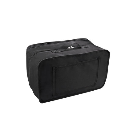 Black Travel Organizer Bag | Compact & Convenient Travel Essential