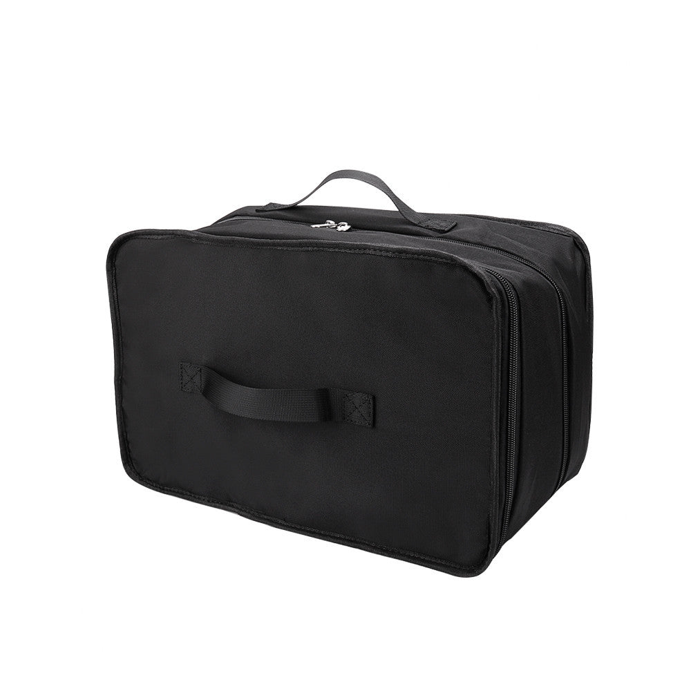 Black Travel Organizer Bag | Compact & Convenient Travel Essential