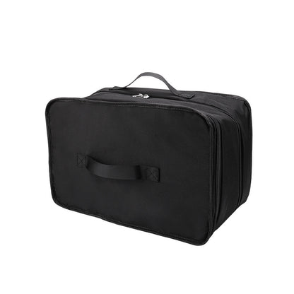 Black Travel Organizer Bag | Compact & Convenient Travel Essential