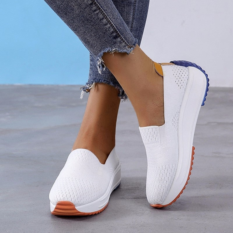 Breathable Mesh Slip-On Sneakers | Comfort | Style & Versatility