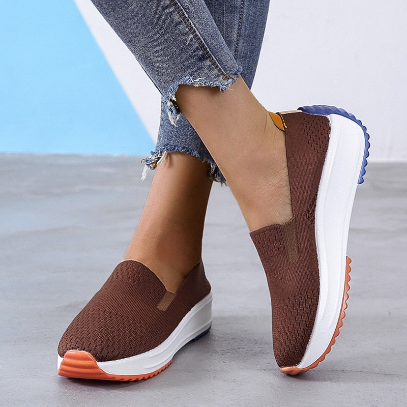 Breathable Mesh Slip-On Sneakers | Comfort | Style & Versatility