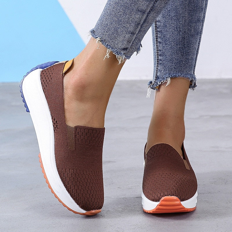 Breathable Mesh Slip-On Sneakers | Comfort | Style & Versatility