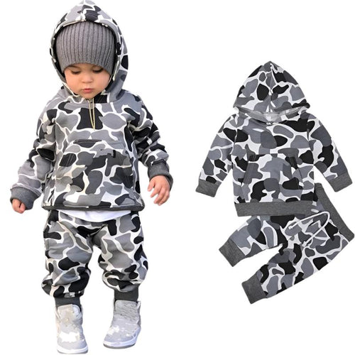 Camo Hoodie Set | Cozy and Trendy Kids Clothing