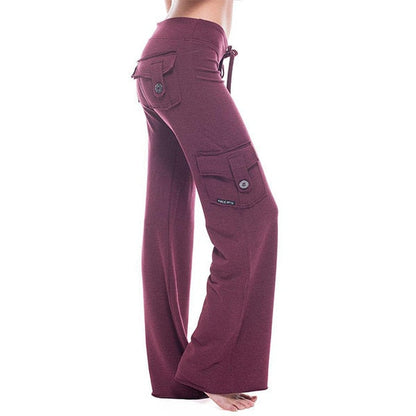 Cargo Yoga Pants | Relaxed Fit & Stylish Multi-Pocket Design