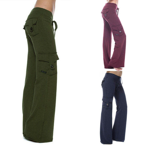 Cargo Yoga Pants | Relaxed Fit & Stylish Multi-Pocket Design