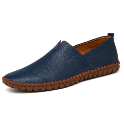 Casual Leather Loafers | Breathable Comfort for Men