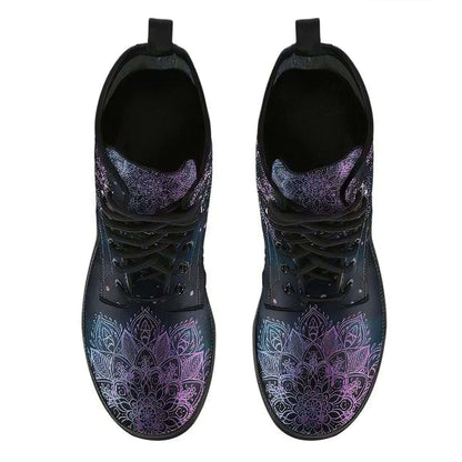 Celestial Leather Boots | Cosmic Elegance