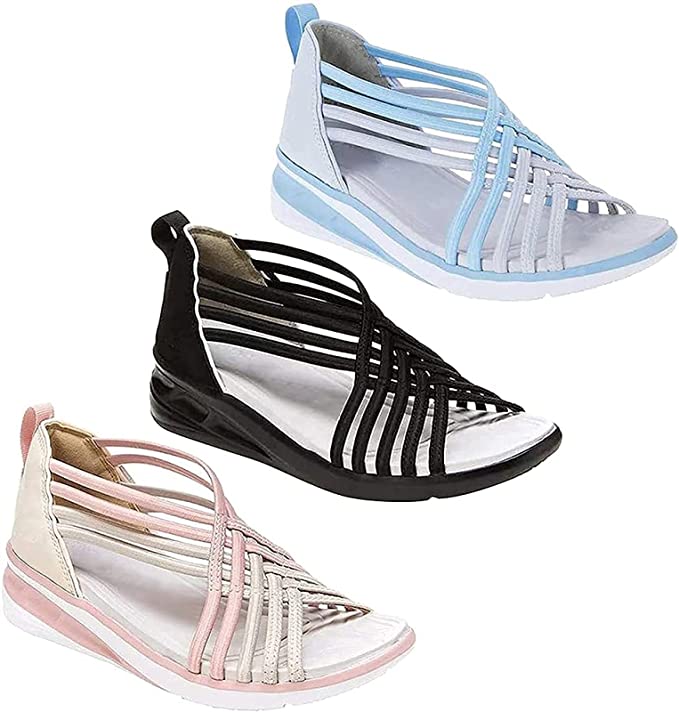 Chic Comfort Sandals | Lightweight Strappy Design Sandals