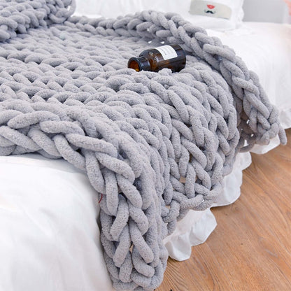 Chunky Knit Blanket | Ultra Soft Comfort Blanket