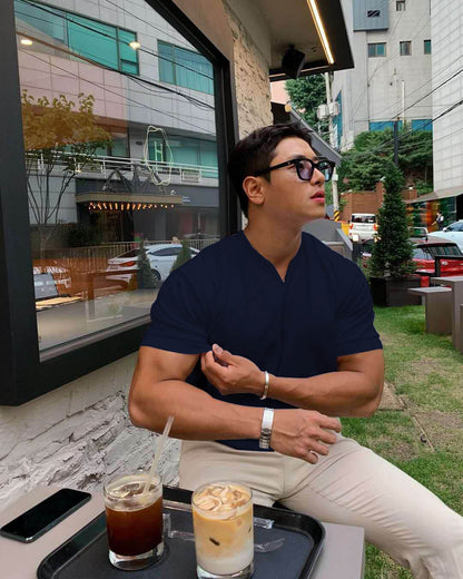 Classic Men's V-Neck T-Shirt | Comfortable Comfort Fit