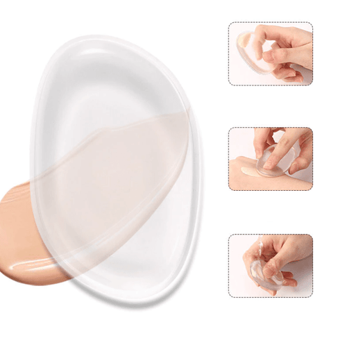 Clear Silicone Makeup Applicator | Seamless Blending for Flawless Makeup