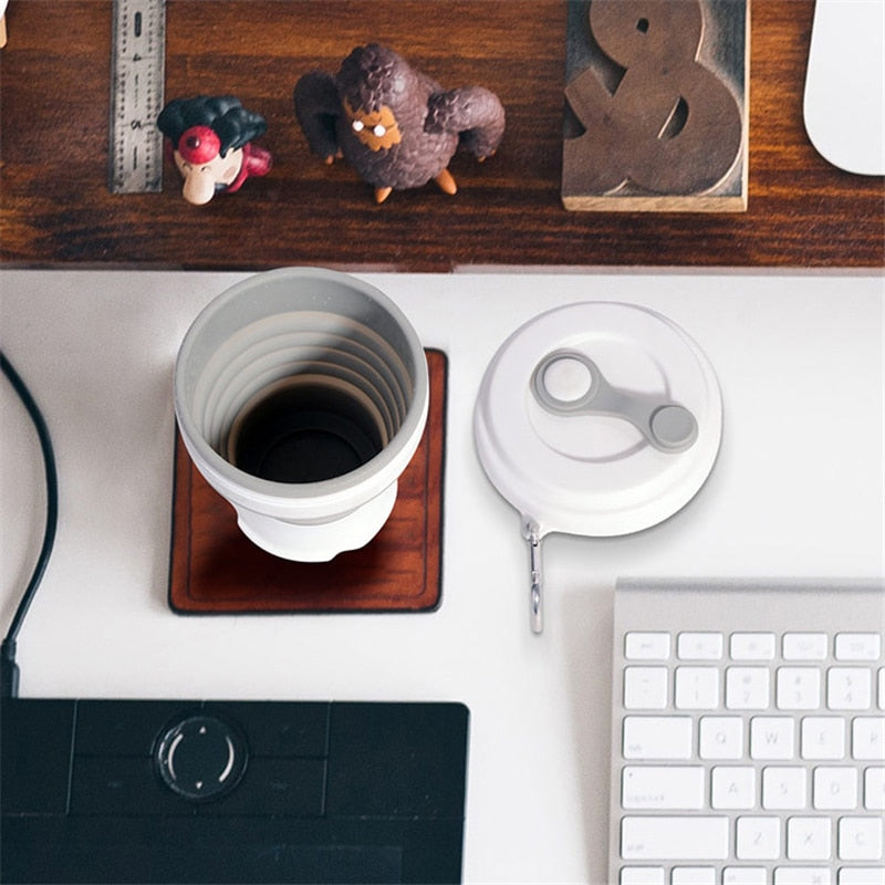 Collapsible Silicone Travel Cup | Eco-Friendly | Leak-Proof Design