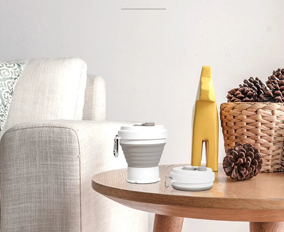 Collapsible Silicone Travel Cup | Eco-Friendly | Leak-Proof Design