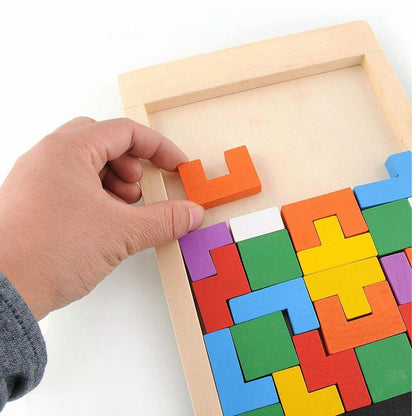 Colorful Wooden Puzzle Set | Brain-Boosting Fun & Creative Learning