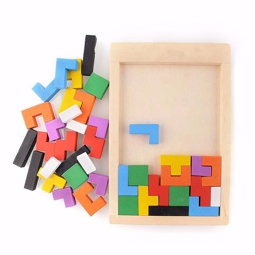 Colorful Wooden Puzzle Set | Brain-Boosting Fun & Creative Learning
