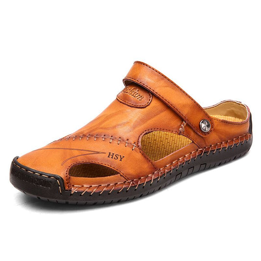 Comfortable Leather Sandals | Breathable & Stylish