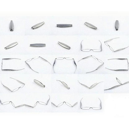Compact Folding Nose Clip Glasses | Ultra-Portable Vision Aid