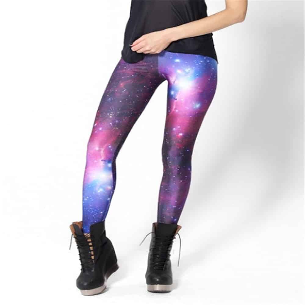 Cosmic Wonder Active Leggings | Galactic Print Leggings