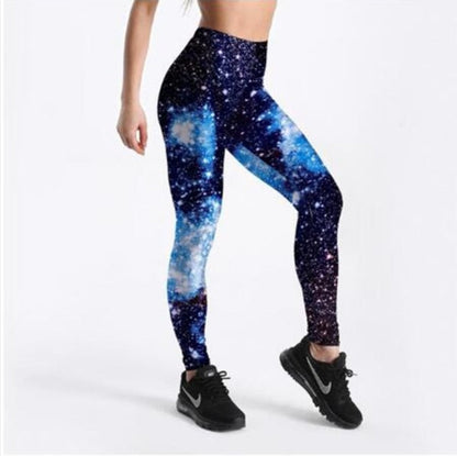 Cosmic Wonder Active Leggings | Galactic Print Leggings